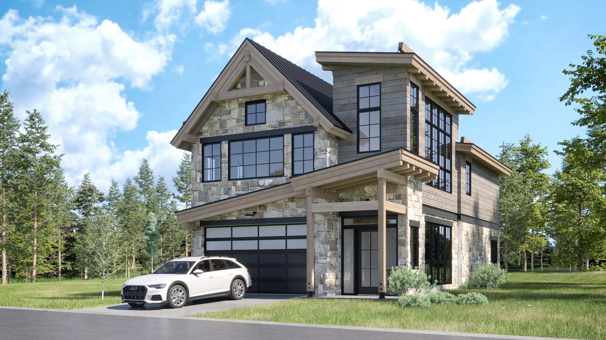 New mountain-modern home at 118 Après Way, Riverwalk Winter Park, Colorado